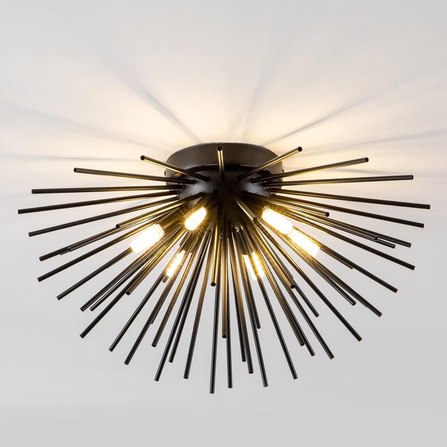 Nordic Stainless Steel Firework Ceiling Light