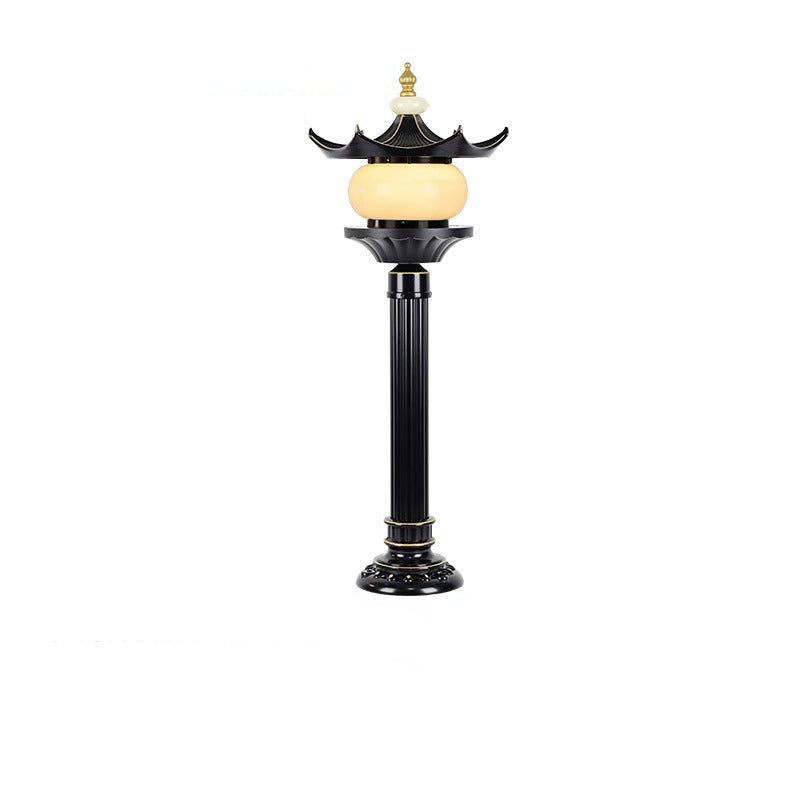 Chinese Aluminum Faux Marble Pointed Lantern Landscape Light