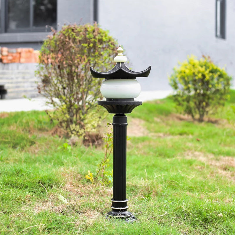 Chinese Aluminum Faux Marble Pointed Lantern Landscape Light