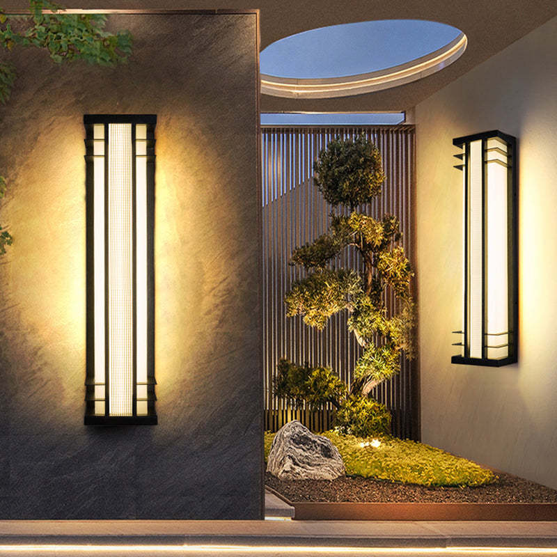 Chinese Solar Motion Sensor Wall Sconce — Tri-Color Dimming With Remote / 12V