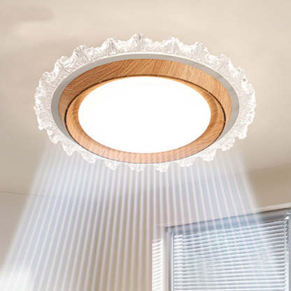 Modern Lace Flush Mount Bladeless Ceiling