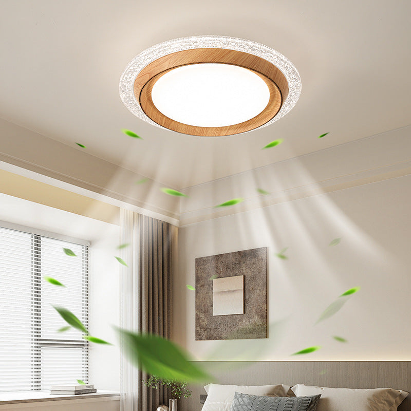 Modern Lace Flush Mount Bladeless Ceiling