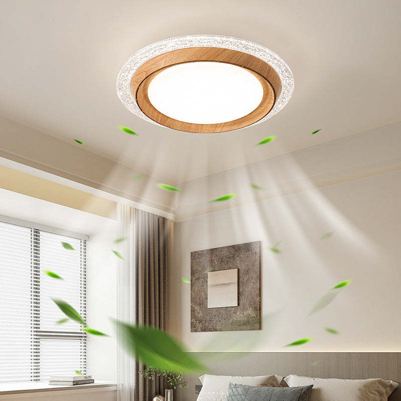 Modern Lace Flush Mount Bladeless Ceiling