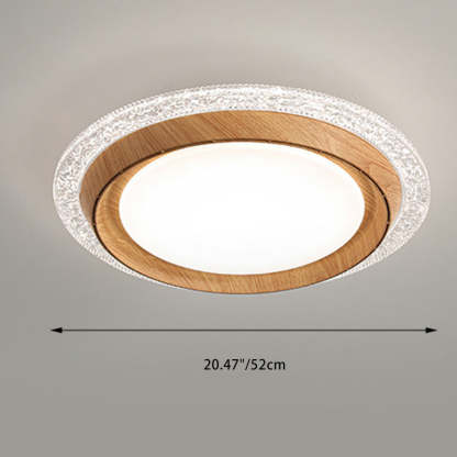 Modern Lace Flush Mount Bladeless Ceiling