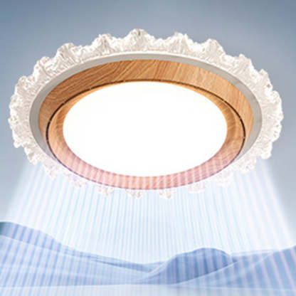 Modern Lace Flush Mount Bladeless Ceiling