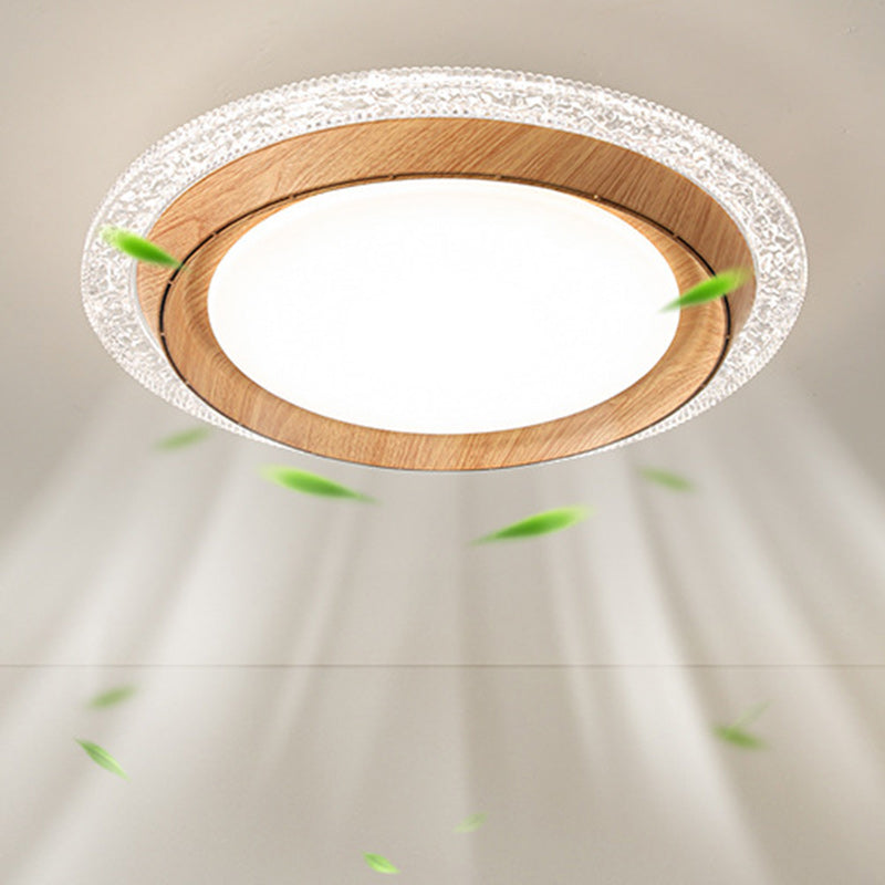Modern Lace Flush Mount Bladeless Ceiling