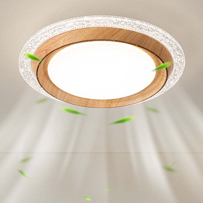 Modern Lace Flush Mount Bladeless Ceiling