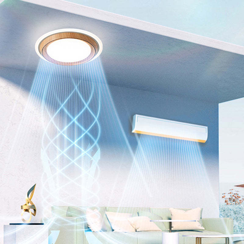 Modern Lace Flush Mount Bladeless Ceiling