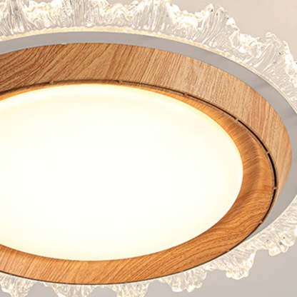 Modern Lace Flush Mount Bladeless Ceiling