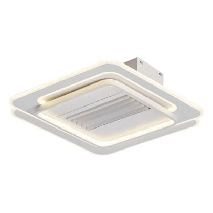 Modern Aluminum Mount Bladeless Ceiling Fan Light