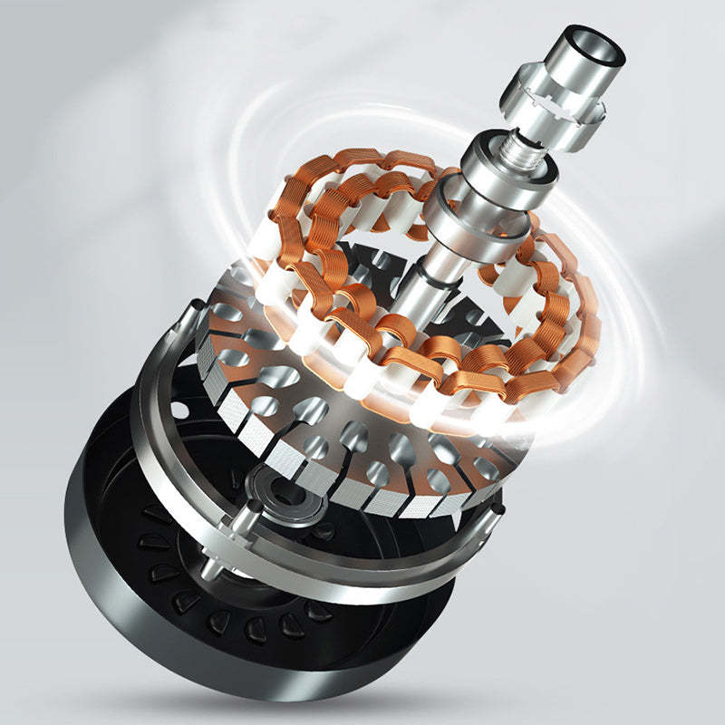 Scandinavian Wood Acrylic Round LED Fan Light