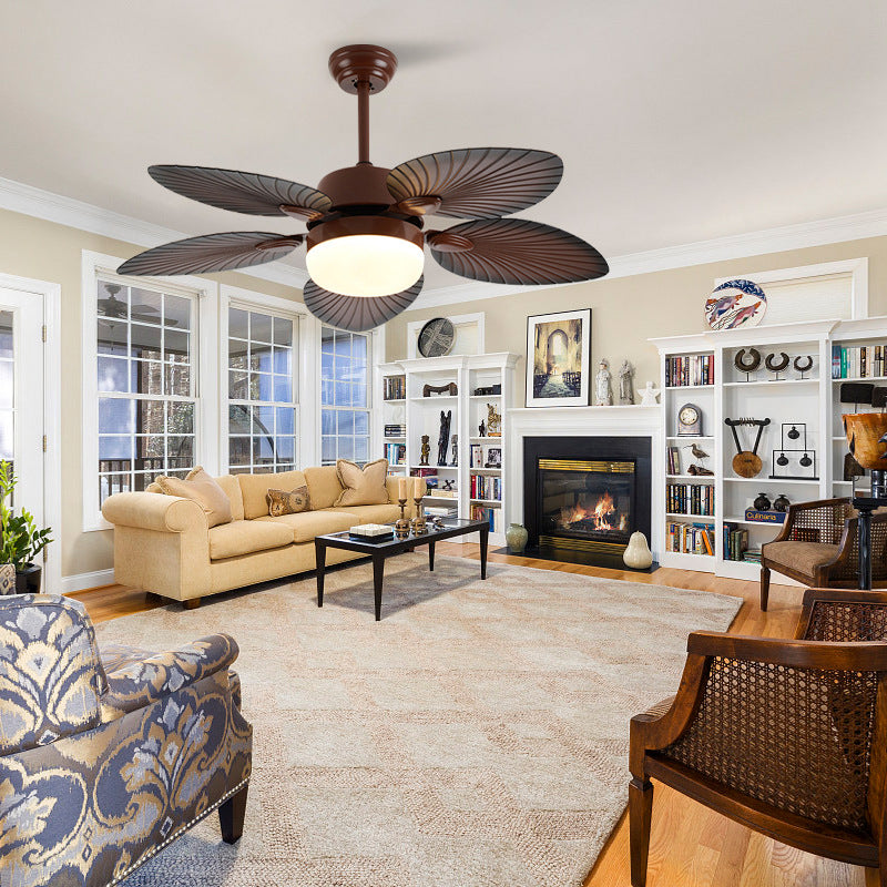 Leaf retro ceiling fans in acrylic — 220V-240V (UK/AU)