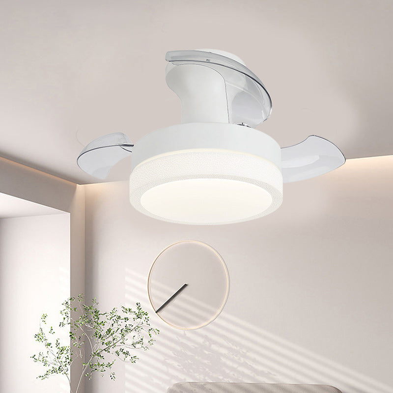 Nordic Iron Texture Mount Ceiling Fan Light