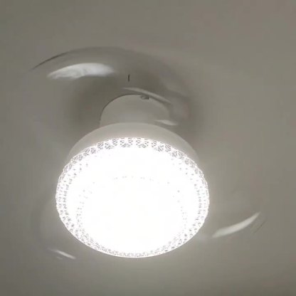 Nordic Iron Texture Mount Ceiling Fan Light