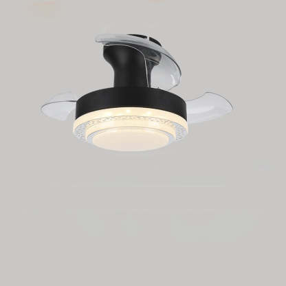 Nordic Iron Texture Mount Ceiling Fan Light