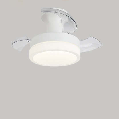 Nordic Iron Texture Mount Ceiling Fan Light
