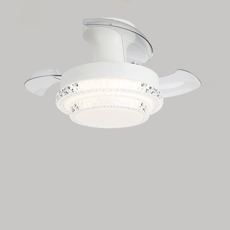 Nordic Iron Texture Mount Ceiling Fan Light