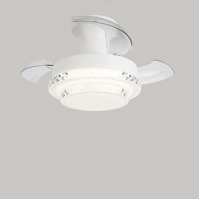 Nordic Iron Texture Mount Ceiling Fan Light