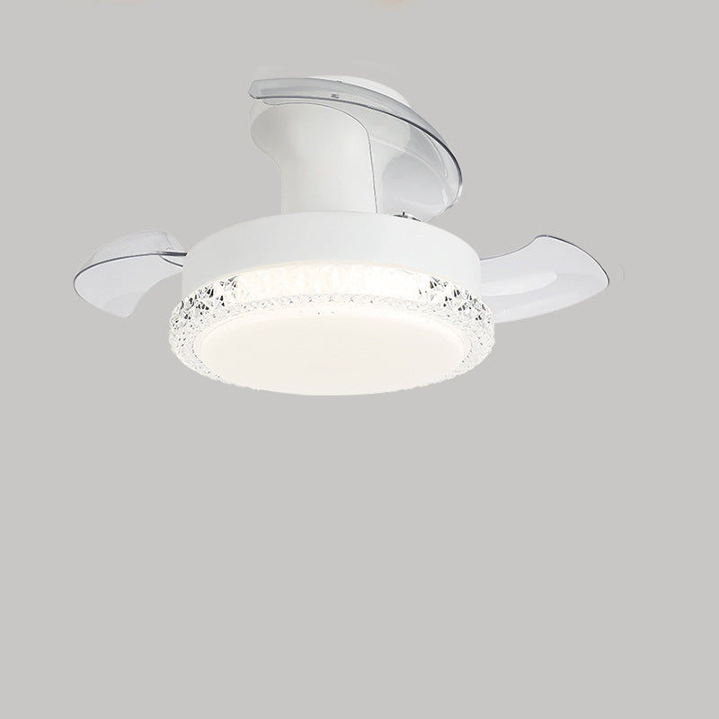 Nordic Iron Texture Mount Ceiling Fan Light