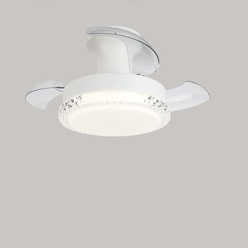 Nordic Iron Texture Mount Ceiling Fan Light
