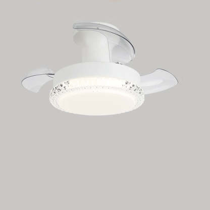 Nordic Iron Texture Mount Ceiling Fan Light
