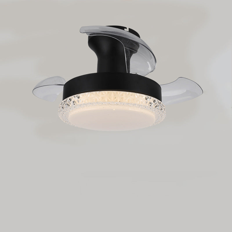 Nordic Iron Texture Mount Ceiling Fan Light