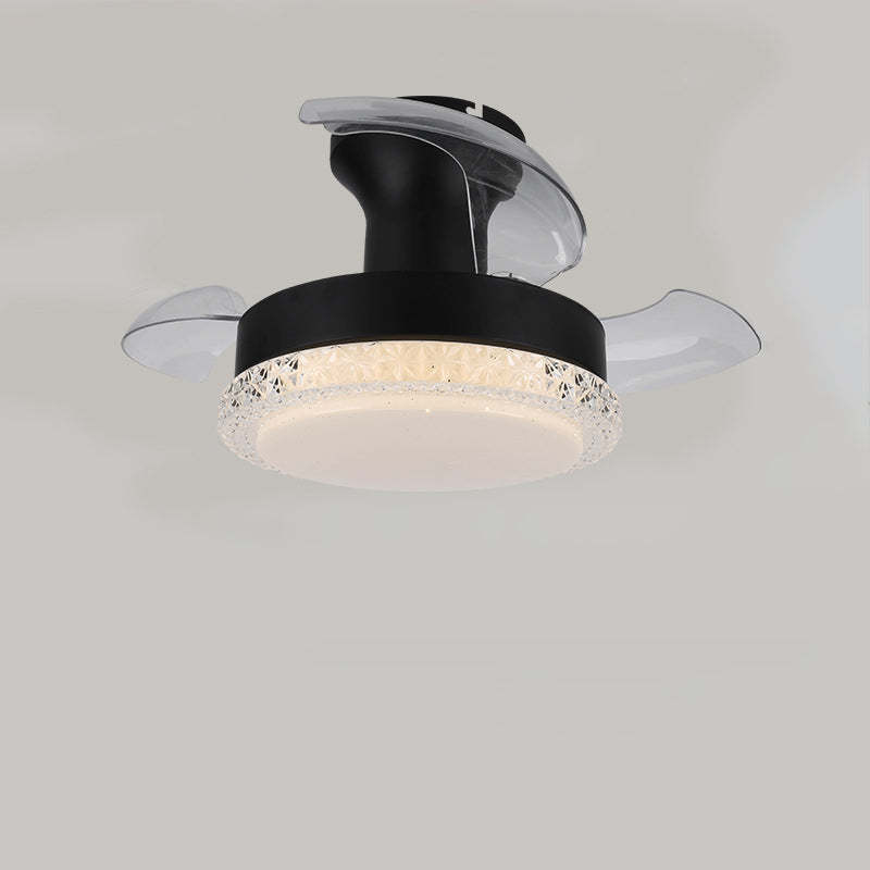 Nordic Iron Texture Mount Ceiling Fan Light
