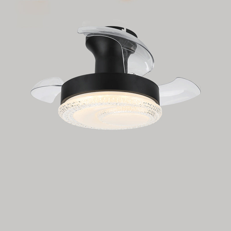 Nordic Iron Texture Mount Ceiling Fan Light