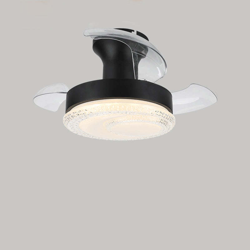 Nordic Iron Texture Mount Ceiling Fan Light