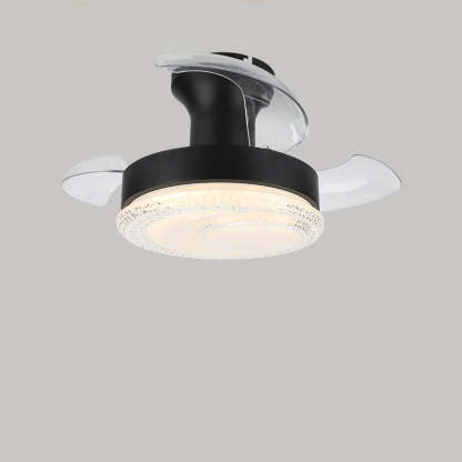 Nordic Iron Texture Mount Ceiling Fan Light