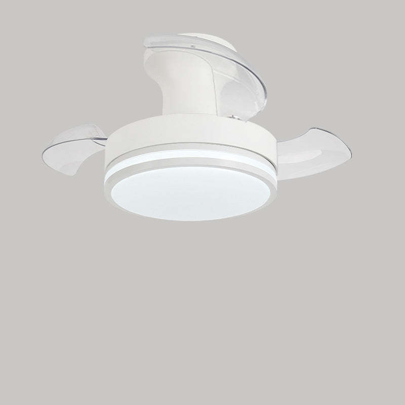 Nordic Iron Stripe Mount Ceiling Fan Light