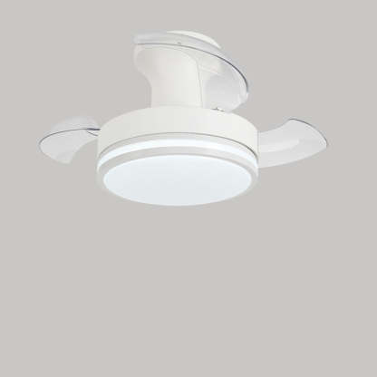 Nordic Iron Stripe Mount Ceiling Fan Light