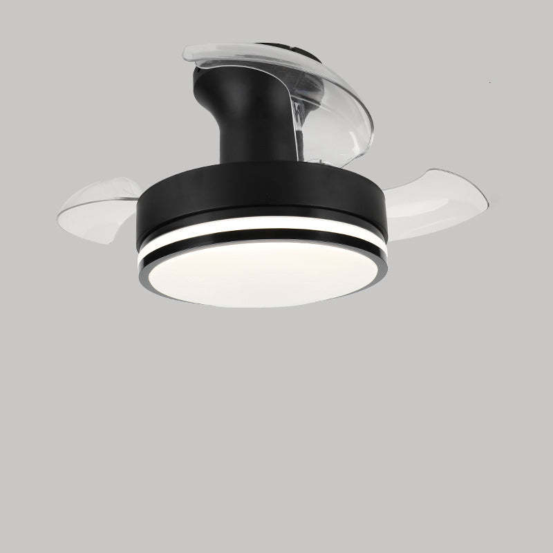 Nordic Iron Stripe Mount Ceiling Fan Light