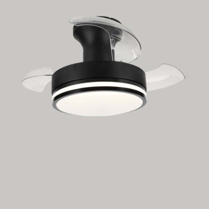 Nordic Iron Stripe Mount Ceiling Fan Light