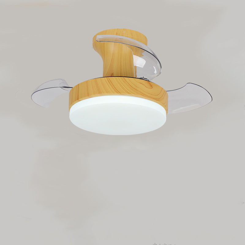 Nordic Iron Stripe Mount Ceiling Fan Light