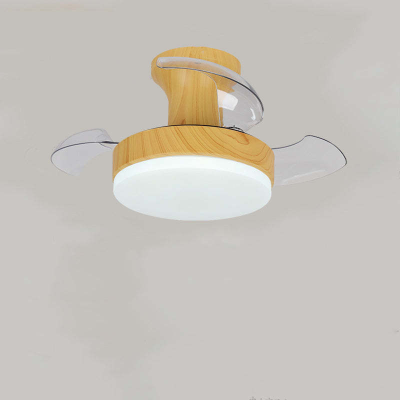 Nordic Iron Stripe Mount Ceiling Fan Light