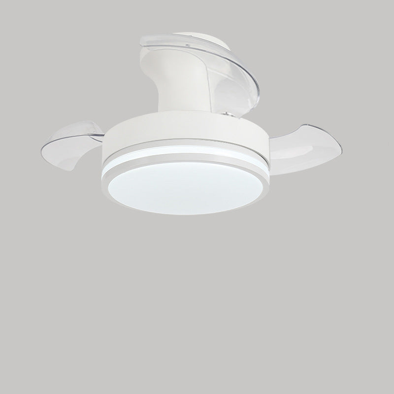 Nordic Iron Stripe Mount Ceiling Fan Light