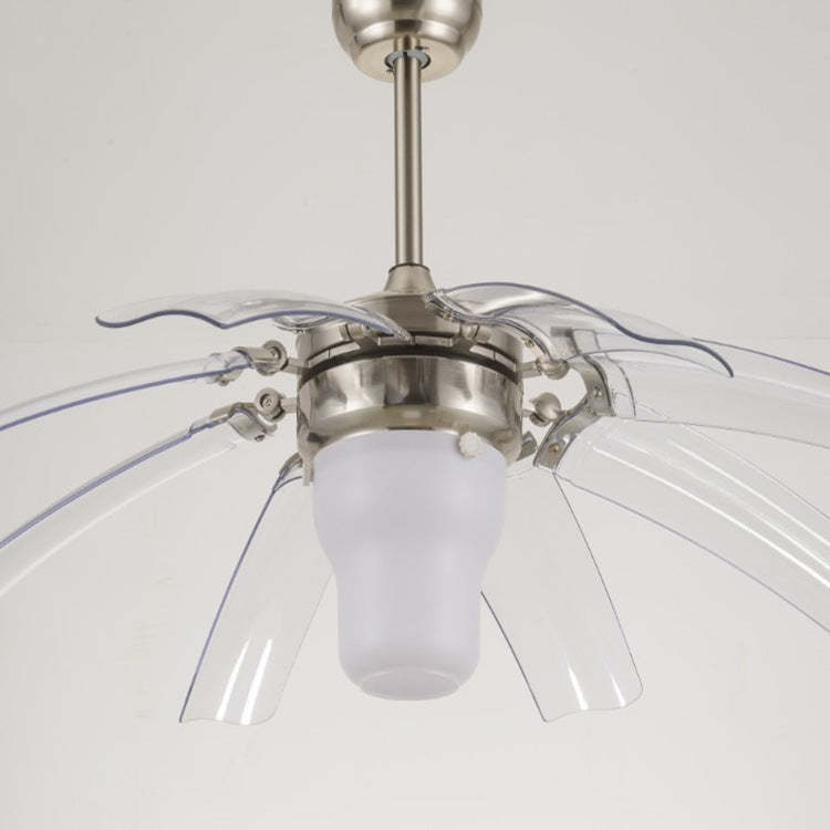 Vintage Acrylic Metal Cone LED Fan Light