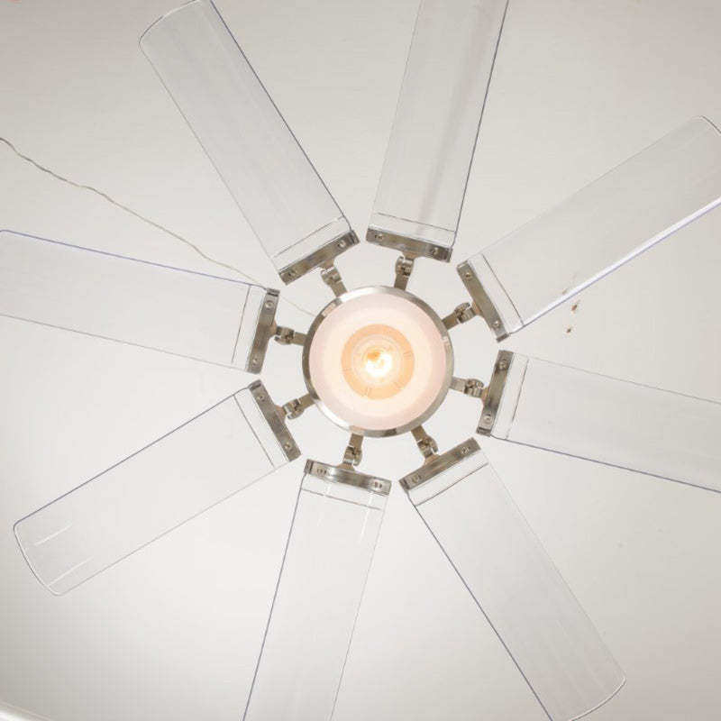 Vintage Acrylic Metal Cone LED Fan Light