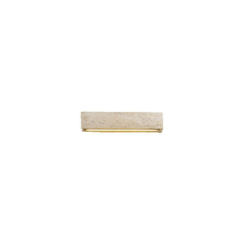 Retro Waterproof Travertine Rectangular LED Sconce — Warm Light(3000K) / Waterproof - 220V-240V For UK/AU