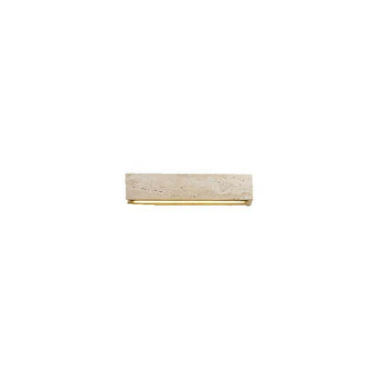 Retro Waterproof Travertine Rectangular LED Sconce — Warm Light(3000K) / Waterproof - 220V-240V For UK/AU