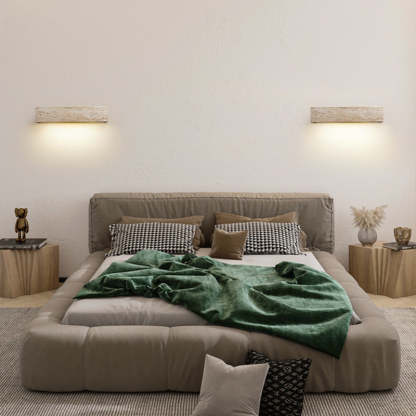 Retro Waterproof Travertine Rectangular LED Sconce — Warm Light(3000K) / Non-Waterproof - 220V-240V For UK/AU