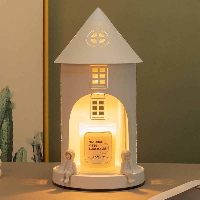 Nordic Pointed Castle Character Melting Wax Lamp