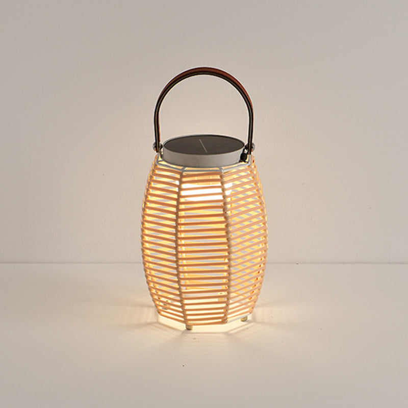 Farmhouse Solar Handheld Lantern Conic Light