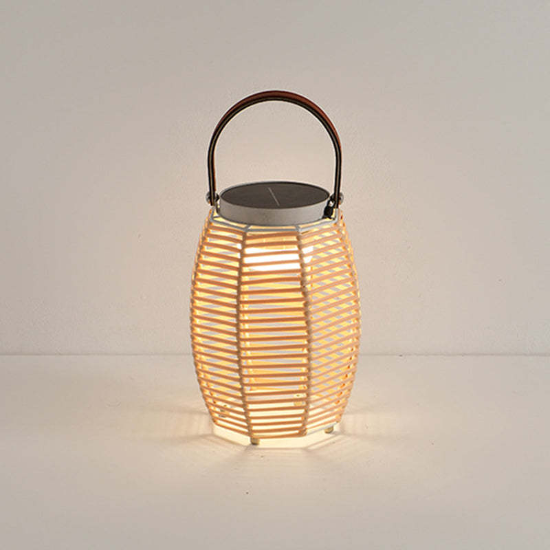 Farmhouse Solar Handheld Lantern Conic Light