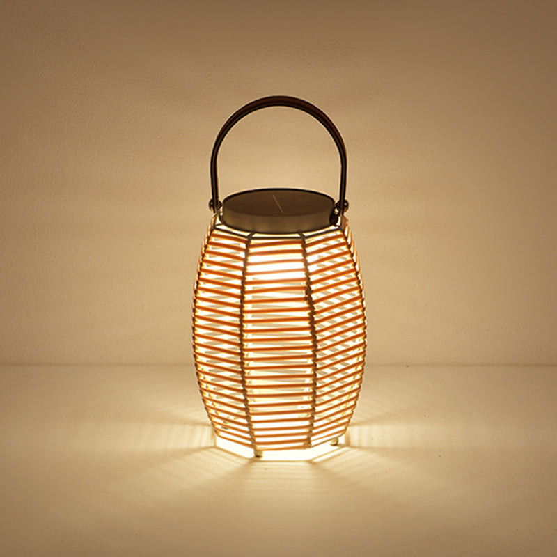 Farmhouse Solar Handheld Lantern Conic Light