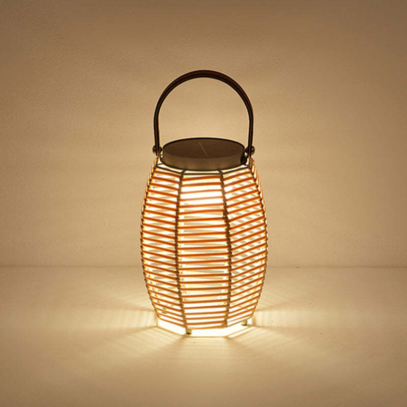 Farmhouse Solar Handheld Lantern Conic Light