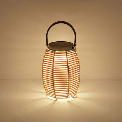 Farmhouse Solar Handheld Lantern Conic Light