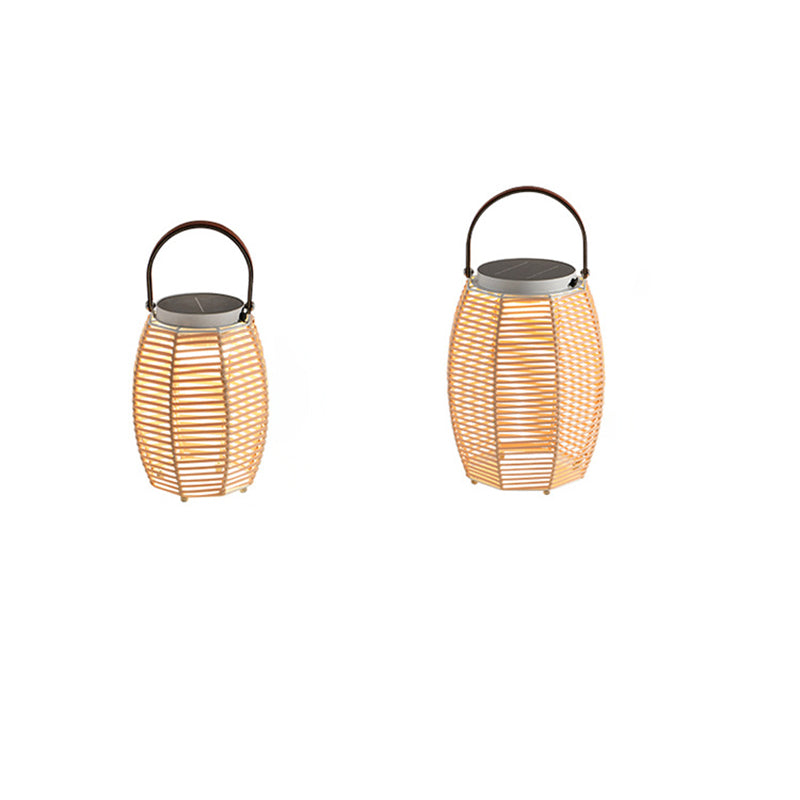 Farmhouse Solar Handheld Lantern Conic Light
