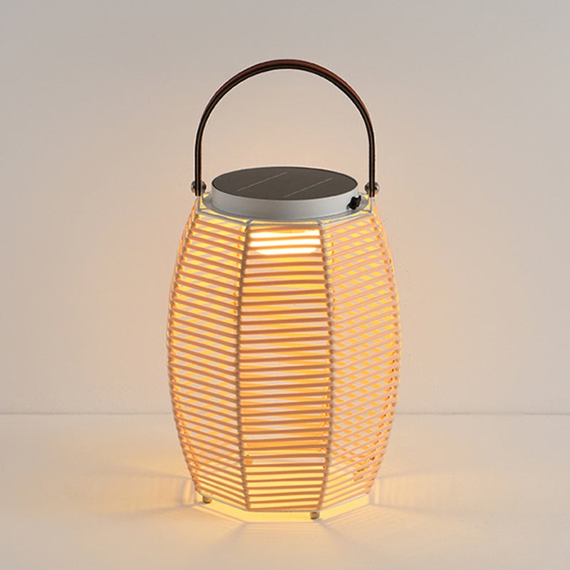 Farmhouse Solar Handheld Lantern Conic Light